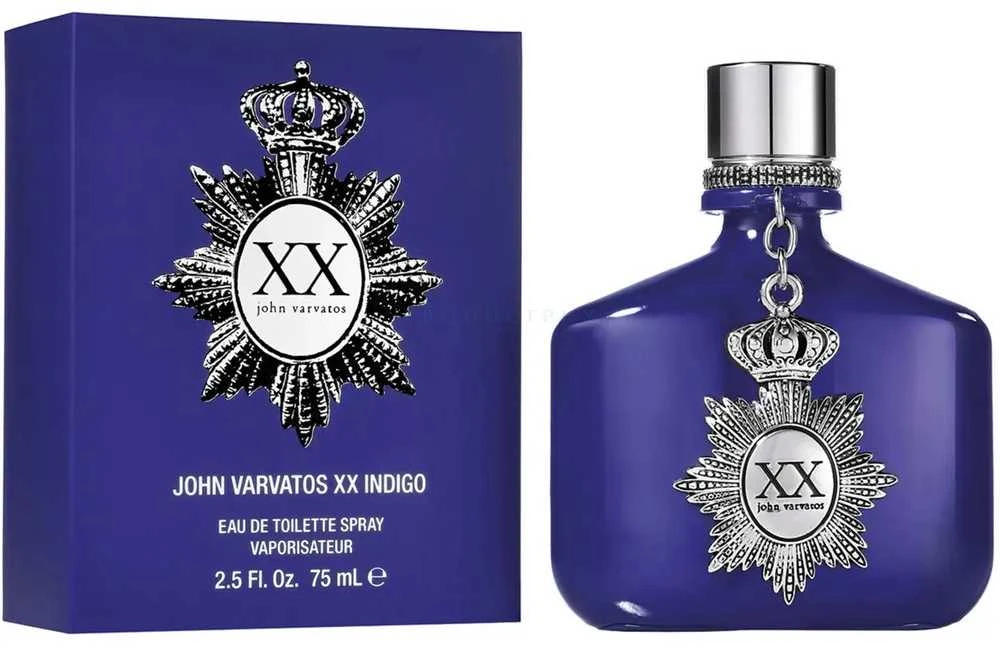 John Varvatos XX Indigo EDT tualetinis vanduo vyrams, 75 ml