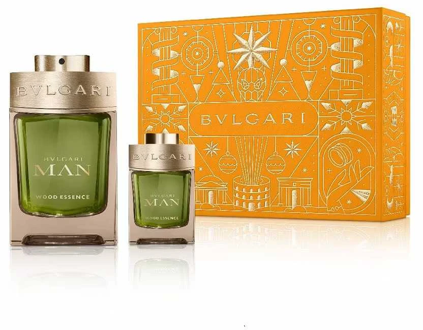 Juice Fragrance Xmas 2024 rinkinys Bvlgari: Wood Essence, EDP, Vyrams, 100 ml + Wood Essence, EDP, Vyrams, 15 ml