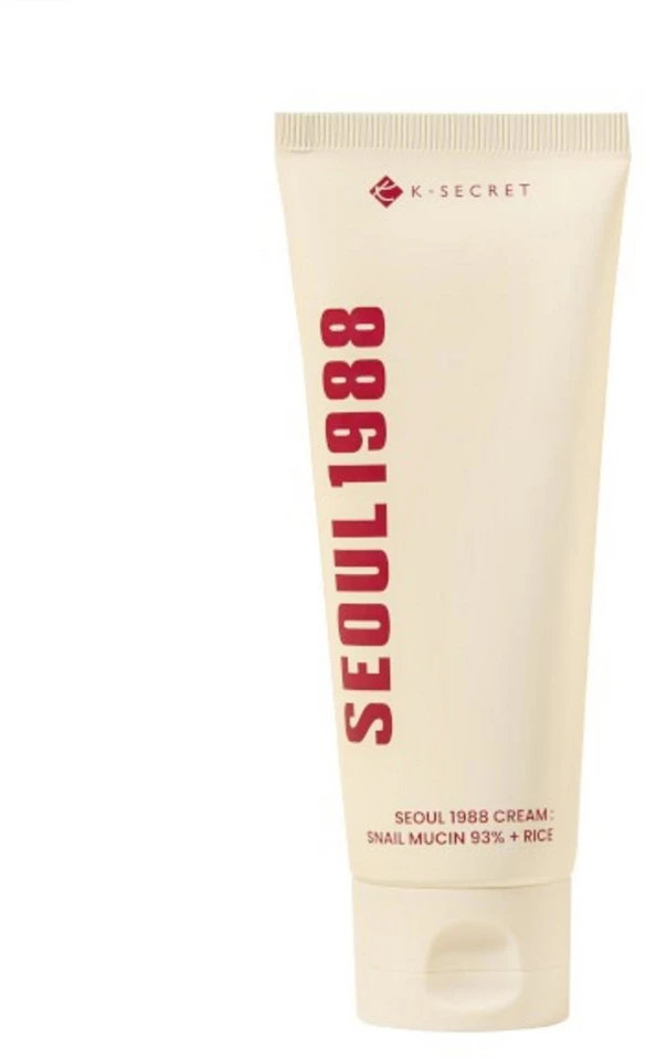 K-SECRET Seoul 1988 Snail Mucin 93% + Rice Raminamasis veido kremas, 100 ml