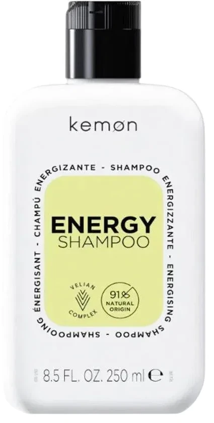 Kemon Energy Šampūnas šampūnas silpniems ir slenkantiems plaukams, 250 ml