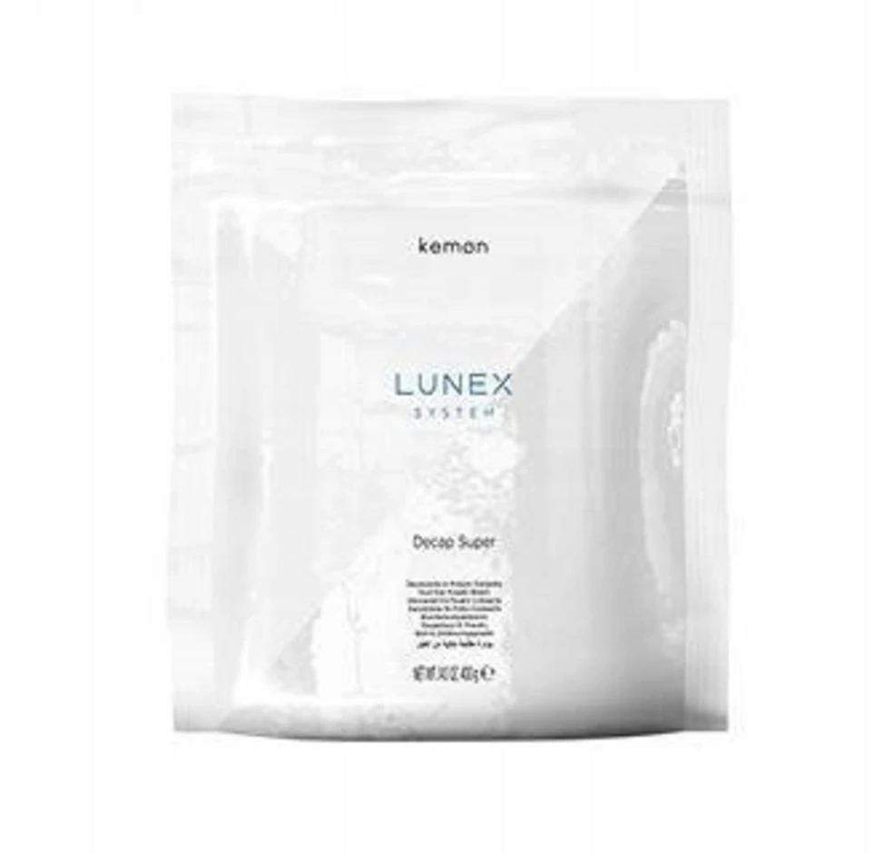 Kemon Lunex System Clay Powder Lightener Lightening Hair Oxidant Powder, 2 vnt., 400g