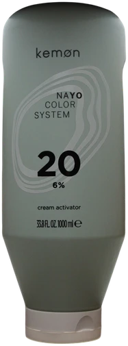 Kemon Nayo Kreminis plaukų dažų aktyvatorius Activator Hair Colour Activator Lotion Coloration 20 6%, 1000 ml