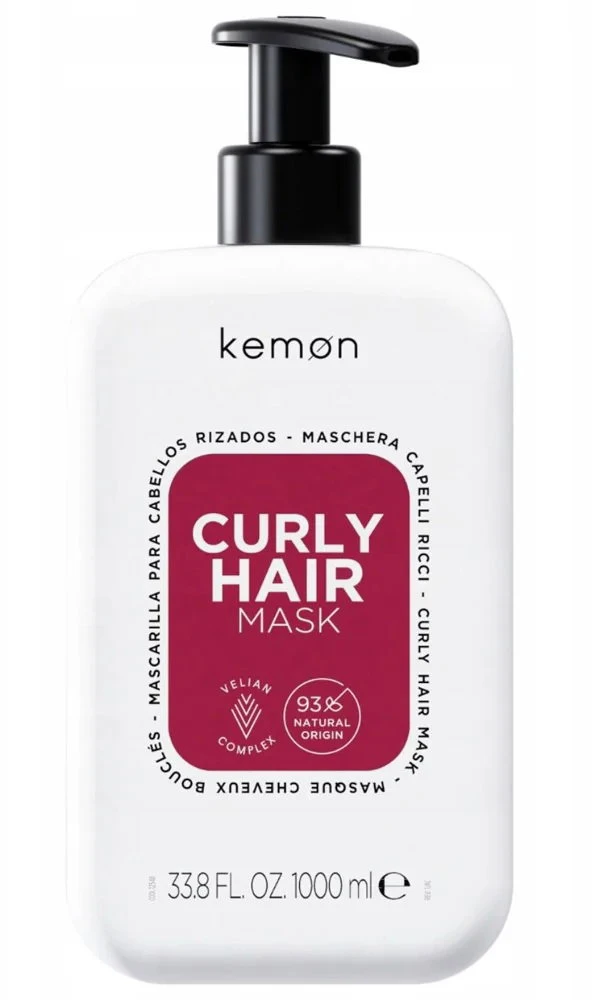 Kemon Skirtas garbanotiems plaukams Hair Mask kaukė garbanotiems plaukams, 1000 ml