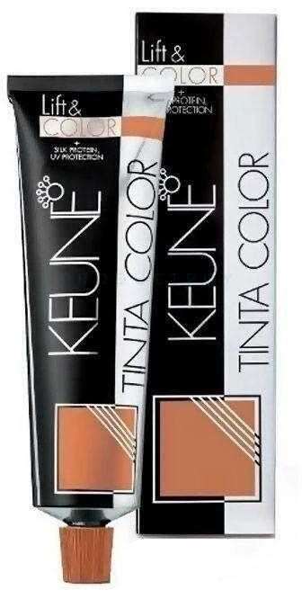 Keune Tinta plaukų dažų tūbelė ir pakuotė 444 Copper