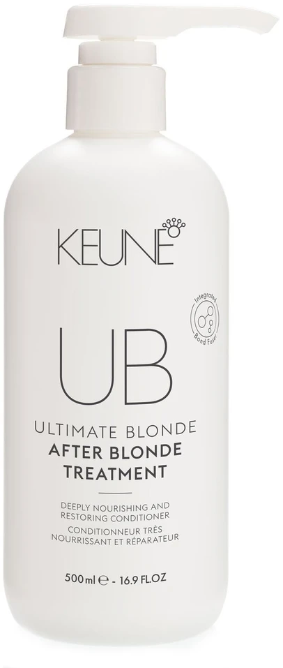 Keune UB After Skirtas šviesiems plaukams Hair Treatment Conditioner For maitininantis For Colour-Treated Hair, 500 ml
