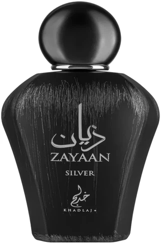 Khadlaj Zayaan Sidabrinis EDP parfumuotas vanduo unisex, 100 ml
