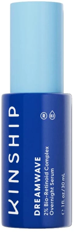 „Kinship“, „Dreamwave“, raukšles slopinantis naktinis serumas veidui, 30 ml, moterims
