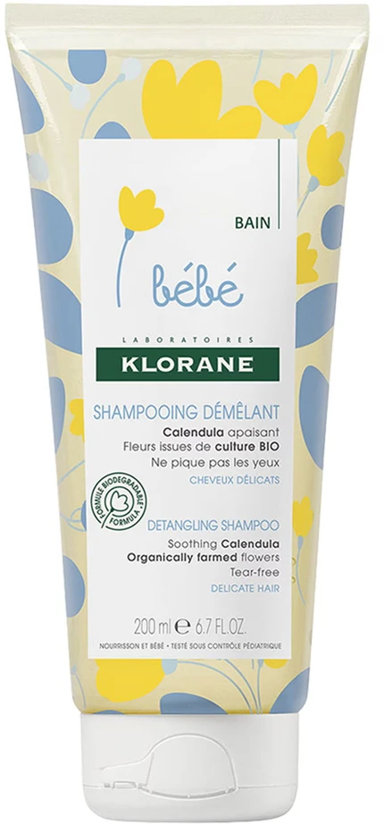 Klorane Gentle Baby Detangling Šampūnas, 200 ml