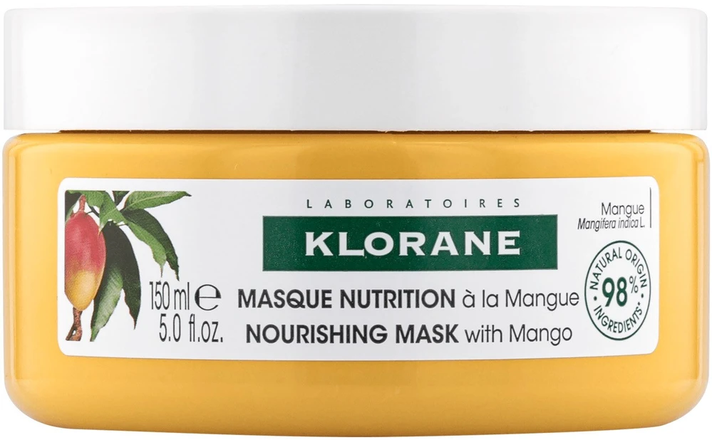 "Klorane" mangų maitinamoji kaukė 150ml