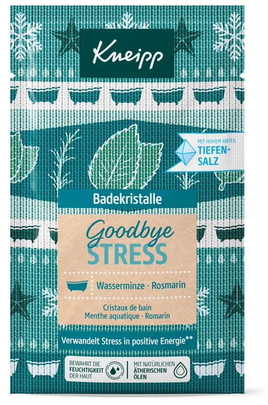 Kneipp vonios druska „Goodbye Stress“ unisex, 60 g