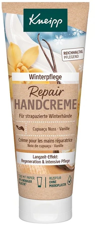 Kneipp Repair Hand Kreminis Cupuacu Nut & Vanilla Hand Kreminis
