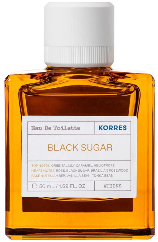 Korres Juodas Sugar EDT tualetinis vanduo Unisex, 50 ml
