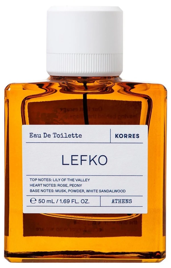 Korres Lefko EDT tualetinis vanduo unisex, 50 ml