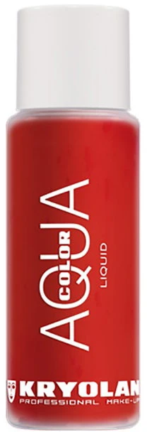 Kryolan Aquacolor Wet Make-Up Smudge-Proof Liquid Blush 079 Raudona, 30 ml