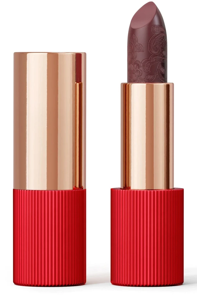 La Perla Matte Silk Matte Kreminis Lipstick 108 Plum Raudona 3.5 g