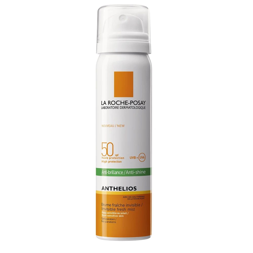 Apsauga nuo saulės La Roche Posay Anthelios Invisible Face Mist Anti Shine, su SPF50, 75 ml