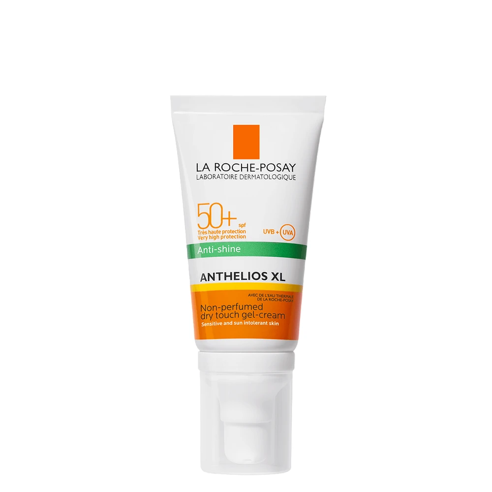 La Roche Posay Anthelios XL Anti-Shine Non-Perfumed Dry Touch Gel-Kreminis SPF 50+ apsauginis gelinis kremas jautriai veido odai, 50 ml
