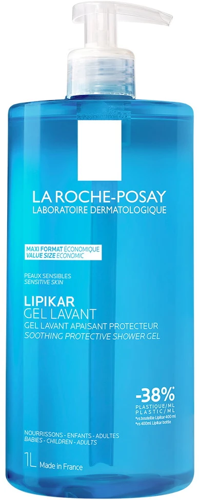 La Roche-Posay Lipikar valomasis dušo želė, 1000 ml
