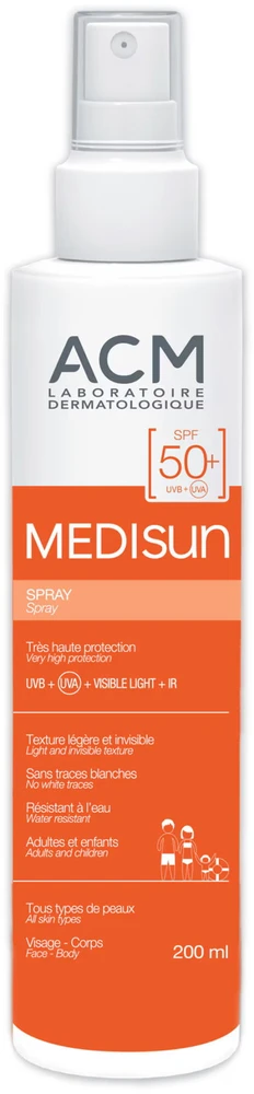 Laboratoire ACM Medisun Moisturizing Sunscreen Purškiklis SPF 50+, 200 ml