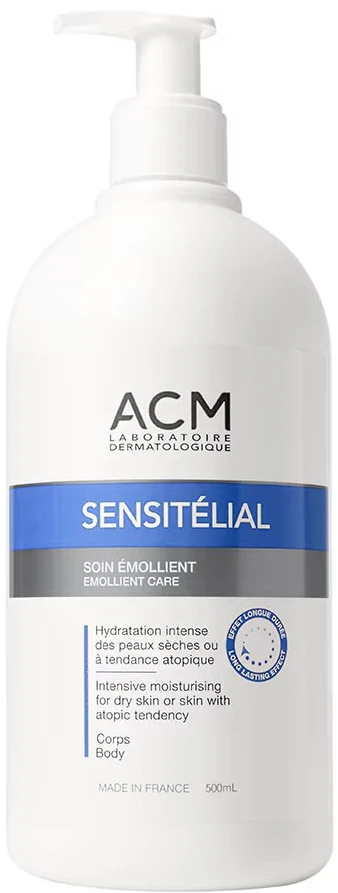 „Laboratoire ACM Sensitelial“ minkštinamasis kūno kremas kasdieniam naudojimui, 500 ml