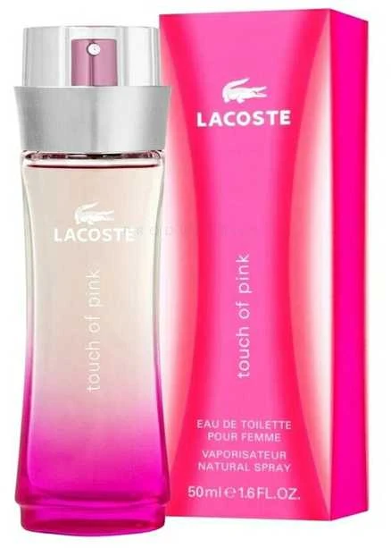 Lacoste Touch Of Rožinė EDT tualetinis vanduo unisex, 50 ml