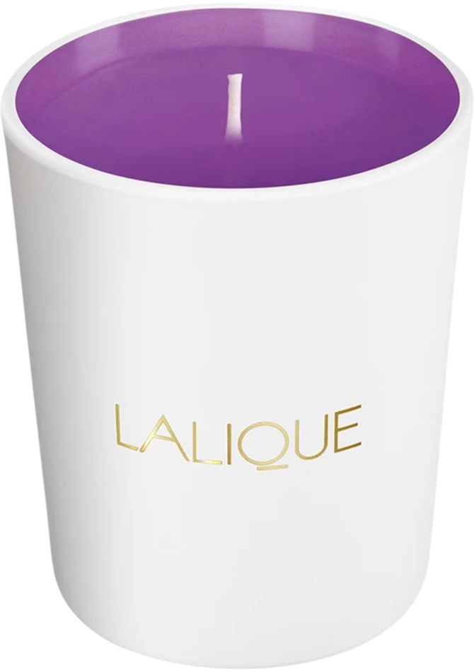 Lalique Les Compositions Parfumees - elektrinė violetinė medienos ir vaisių kvapo žvakė, 190 g