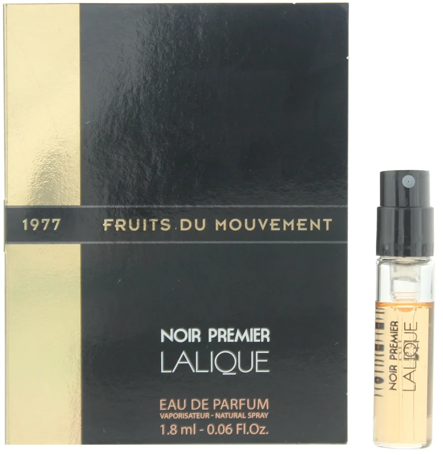 Lalique, Noir Premier - Fruits du Mouvement, Eau De Parfum, Unisex, 1.8 ml *Vial