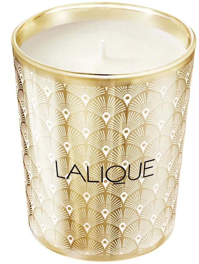 Lalique Noir Premier - Plume Blanche 1901 gėlių ir medienos, muskuso kvapo žvakė, 190 g