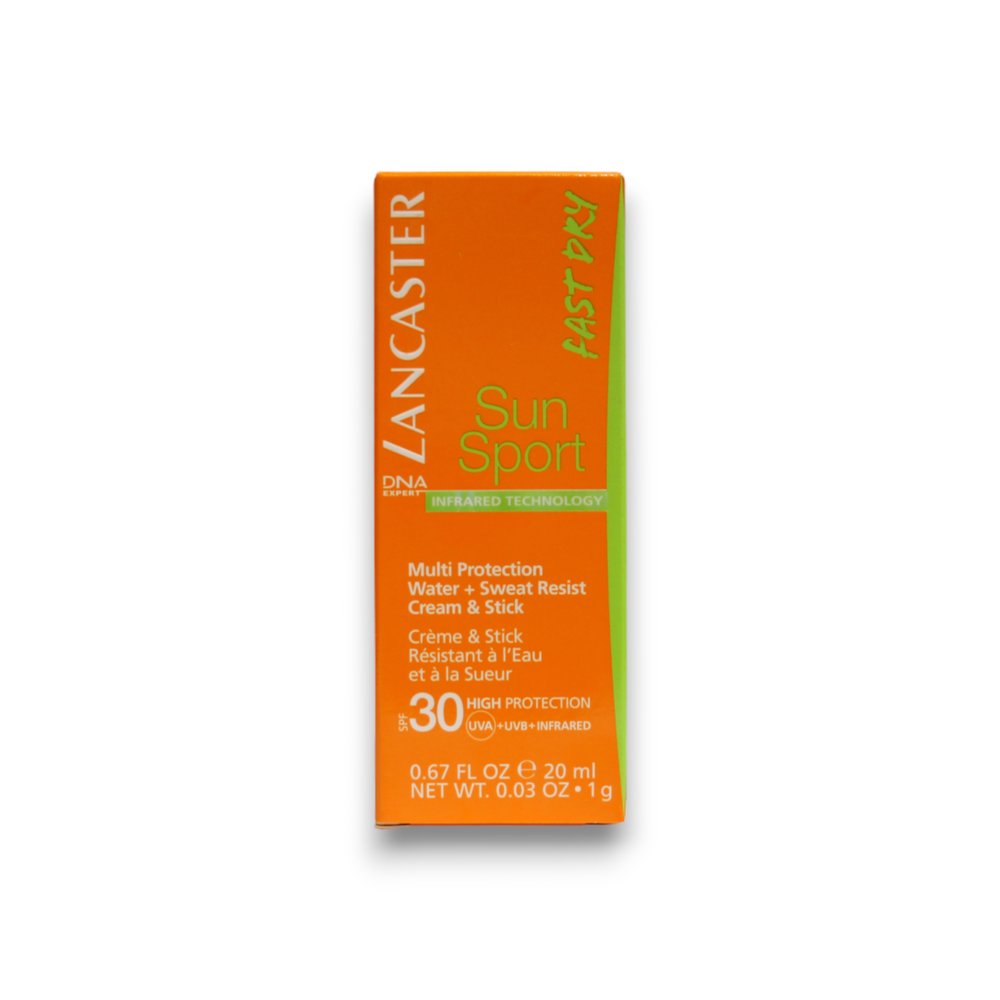 Lancaster Sun Sport Atsparus vandeniui Sunscreen Stick SPF 30, 20 ml