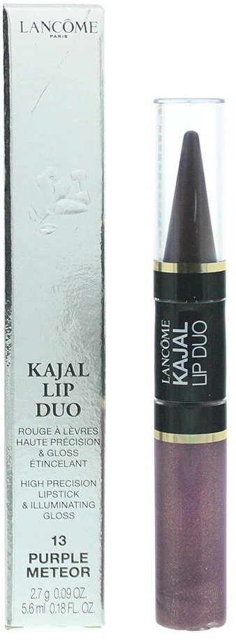 Lancome Kajal Lip Duo Duo Liquid Lipstick 13 Violetinė Meteor 2.7 g