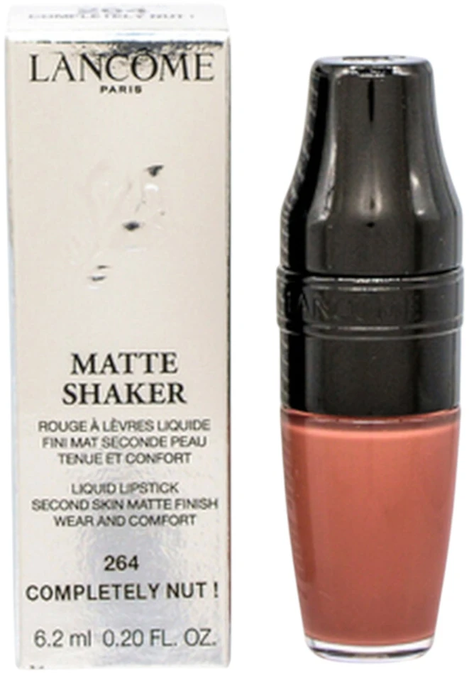 Lancome Matte Shaker Liquid Lipstick skysti lūpų dažai 264 264 Completely Nut 6,2 ml