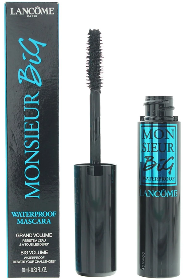 Lancome Monsieur Big Blakstienų tušas Atsparus vandeniui apimtį suteikiantis tušas blakstienoms, atspalvis: Atsparus vandeniui Juodas, 10 ml