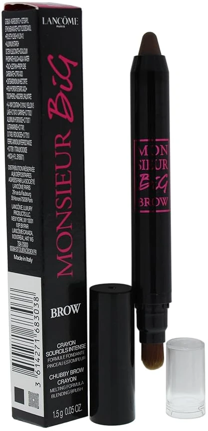 Lancome Monsieur Big Brow Blending Eyebrow Kreminis Pieštukas & 2-In-1 03 Brown 1.5 g