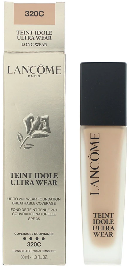 „Lancôme“ matinis makiažo pagrindas SPF 35 „Teint Idole Ultra Wear“ (makiažo pagrindas), 30 ml, 320C
