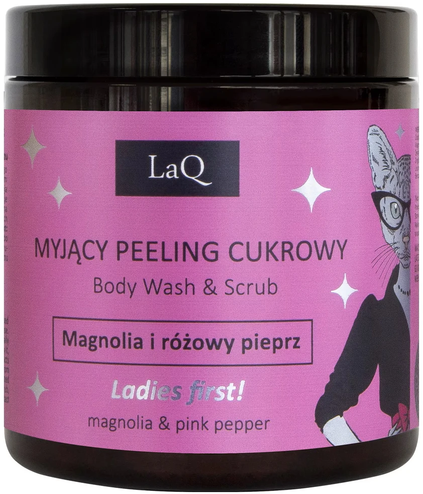 LaQ Kicia Magnolia peeling myjący do ciała 200ml