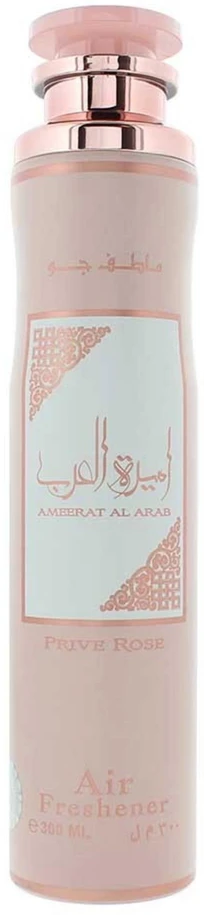 Lattafa Ameerat Al Arab Prive Rose Housing Purškiklis ir difuzorius, 300 ml