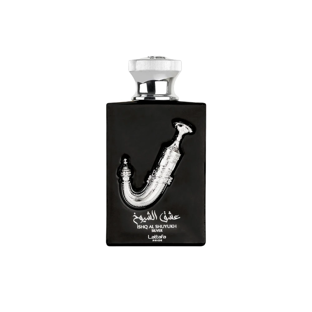 Lattafa Ishq Al Shuyukh Sidabrinis EDP parfumuotas vanduo unisex, 100 ml