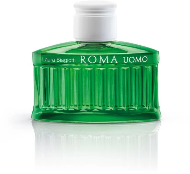 Laura Biagiotti Roma Uomo Žalias Swing EDT tualetinis vanduo vyrams, 125 ml