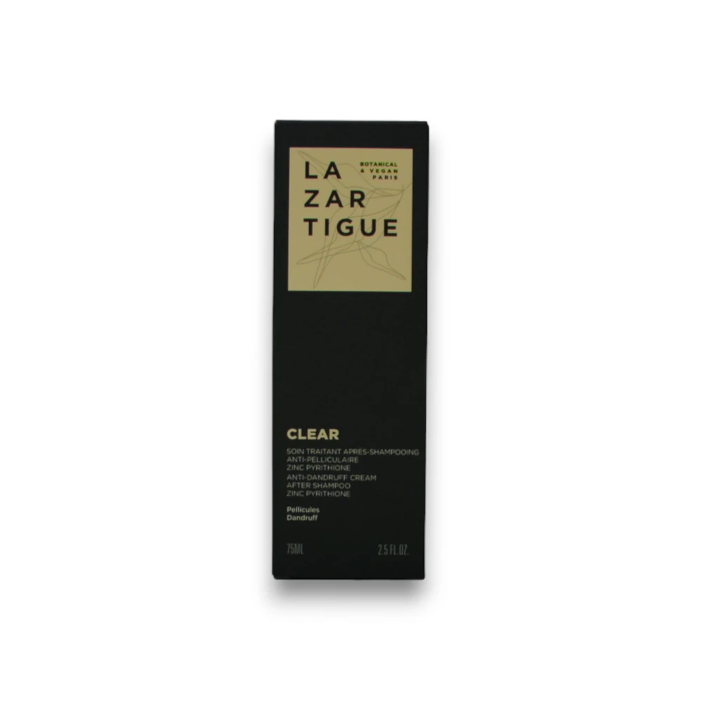 Lazartigue Clear Vegan Hair Kreminis Treatment Nuo pleiskanų, 75 ml