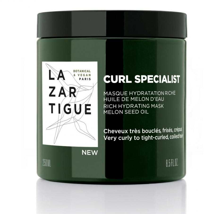 Lazartigue Curl Specialist plaukų kaukė „Kreminis“ drėkinamoji, 250 ml