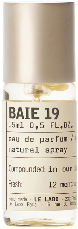 Le Labo Baie 19 EDP parfumuotas vanduo unisex, 15 ml