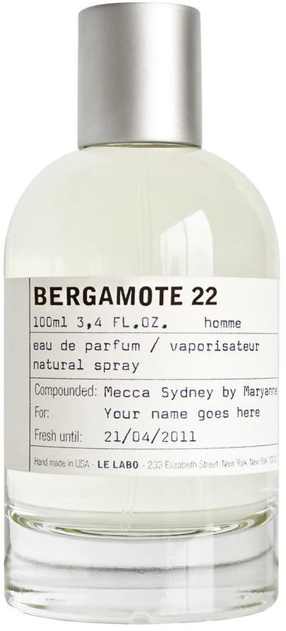 Le Labo Kvepalų vandens purškiklis Bergamote 22 100ml