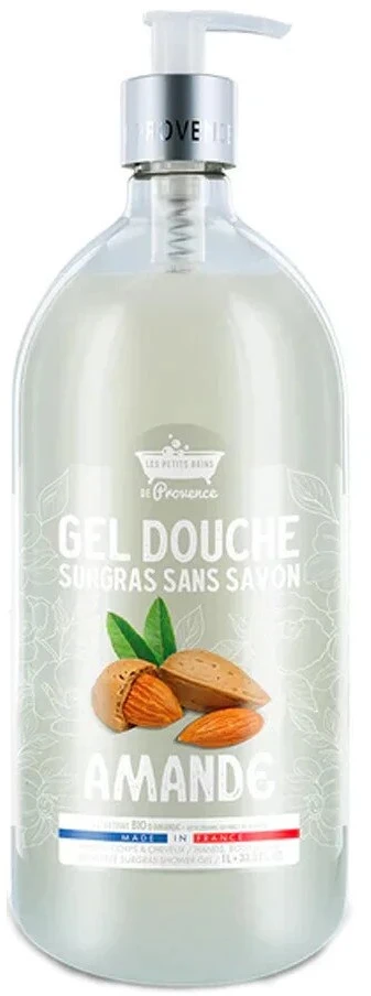 Les Petites Bains de Provence Almond Dušo želė For Sensitive Skin, 1000 ml