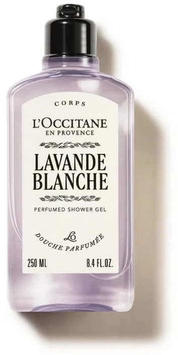 L’Occitane L'Occitane en Provence, Lavande Blanche, Cleansing & Softening, Dušo želė, For All Skin Types, 250 ml Unisex