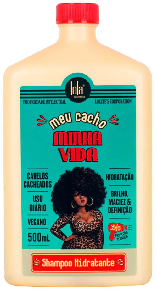 Lola Cosmetics Lola from Rio Meu Cacho Minha Vida Šampūnas Hidratante Moisturizing Šampūnas šampūnas garbanotiems plaukams, 500 ml