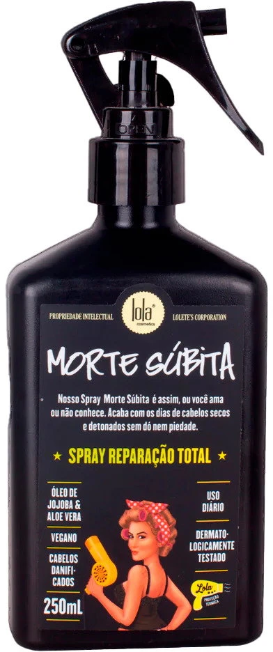 Lola Cosmetics Lola from Rio Morte Subita Purškiklis Reparacao nenuplaunamas kondicionierius sausiems, pažeistiems plaukams, 250 ml