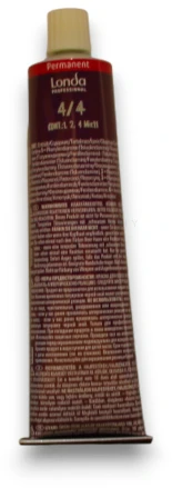 Londa plaukų dažų tūbelė su nurodymais 60ml