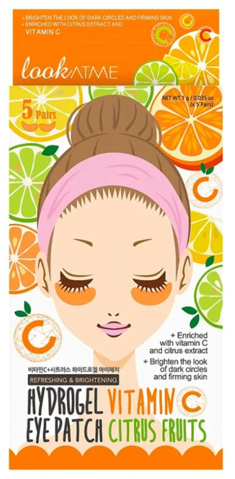 Look At Me Hydrogel Vitamin C Brightening Eye Patch, 10 vnt.