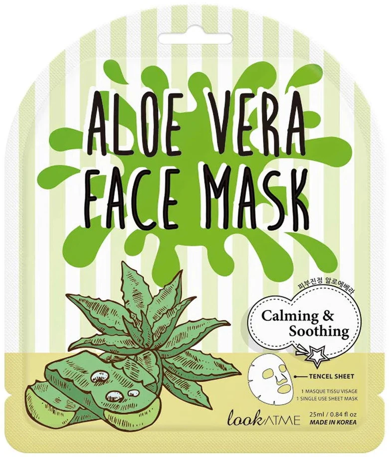 Look At Me Aloe Vera Calming Sheet Mask For Face, 25 ml