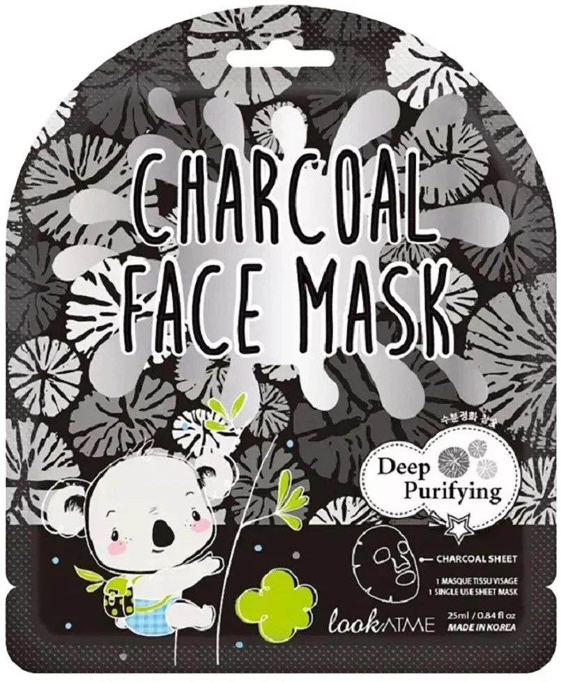 Look At Me Charcoal Purifying Sheet Mask For Face, 25 ml